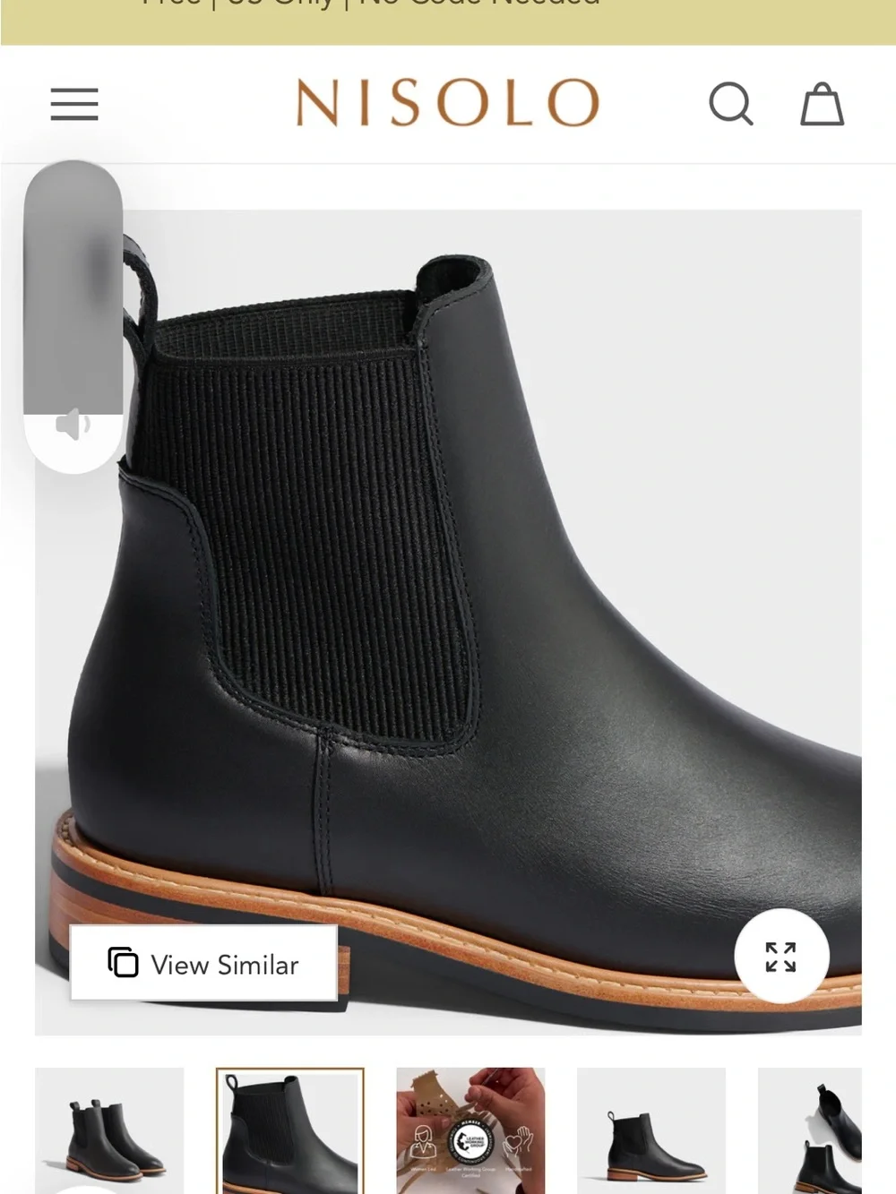 Nisolo Carmen Chelsea Boot 2.0 — Gorgeous! Size 8.5 $250!